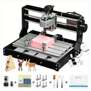 CNC Router Machine with Black Frame